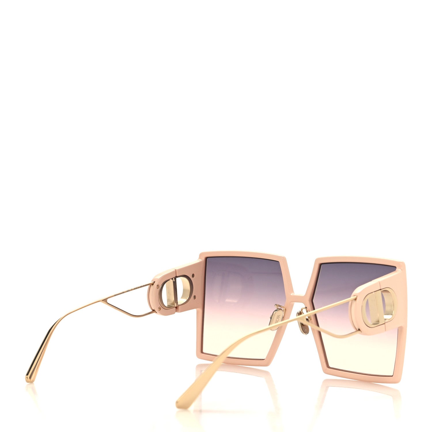 Christian Dior Square 30 Montaigne Sunglasses Beige 4 of 8