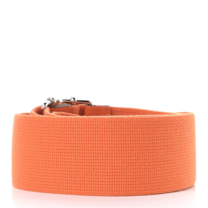 Hermes Toile Clemence Shoulder Strap Orange 2 of 3