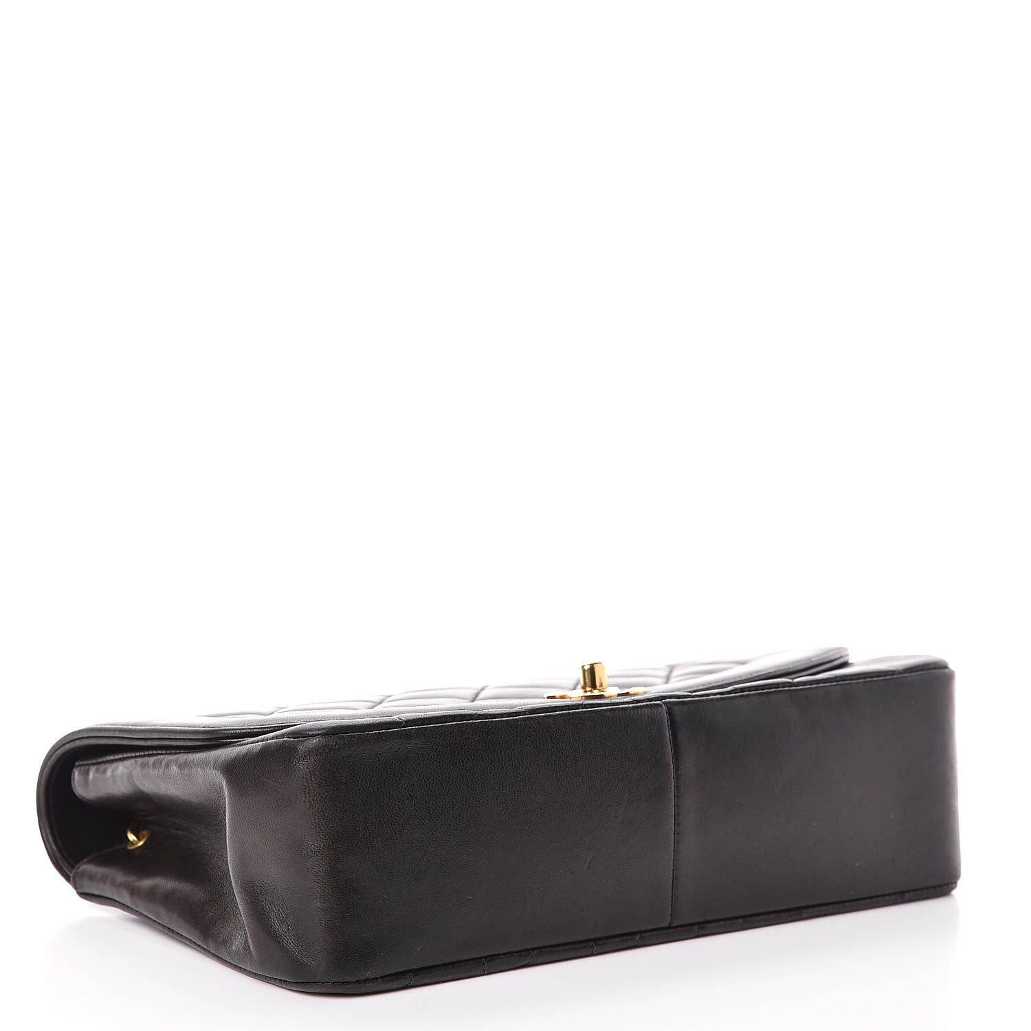 Chanel Lambskin Quilted Medium Single Flap Black 4 of 14