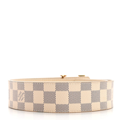 Louis Vuitton Damier Azur LV Initiales Belt 85 34 2 of 8