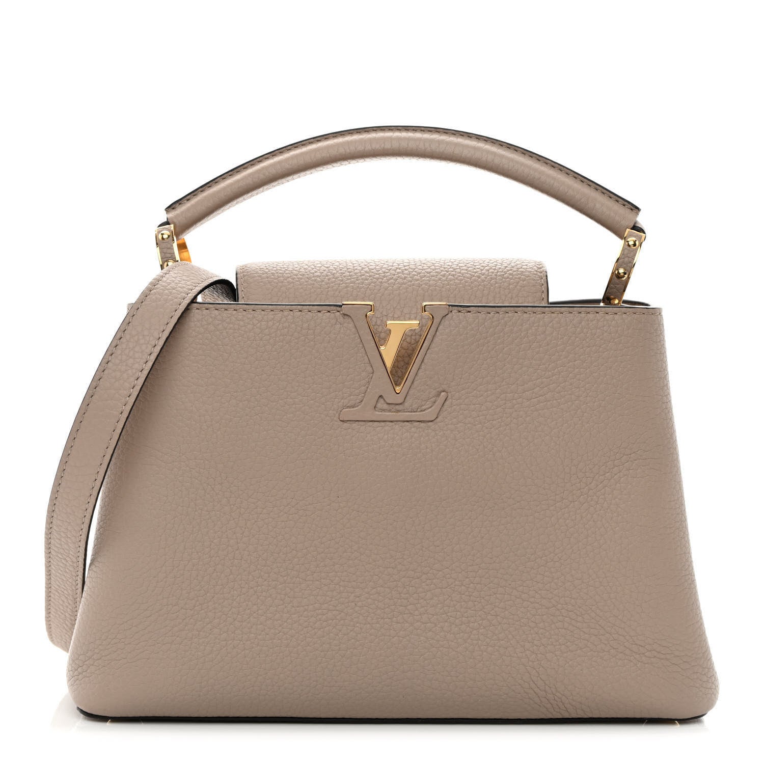 Louis Vuitton Taurillon Capucines BB Galet 1 of 12