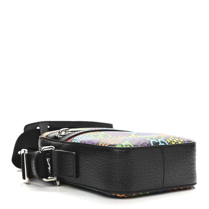 Gucci GG Supreme Monogram Psychedelic Messenger Bag Black 4 of 11