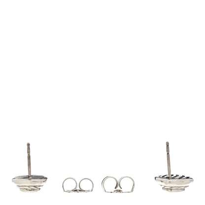 David Yurman Sterling Silver Hampton Blue Topaz 5mm Cable Classics Stud Earrings 3 of 5