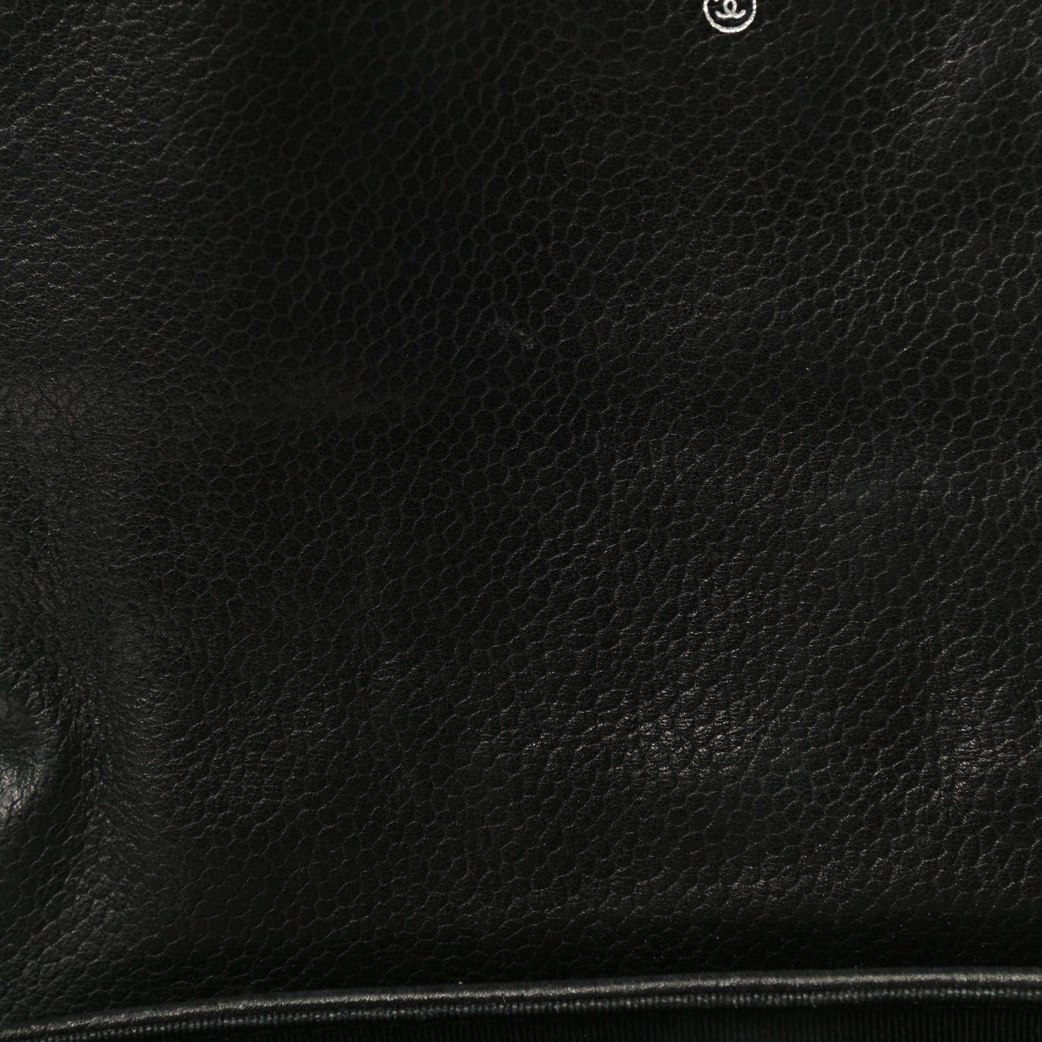 Chanel Caviar Half Moon Wallet On Chain WOC Black 14 of 23