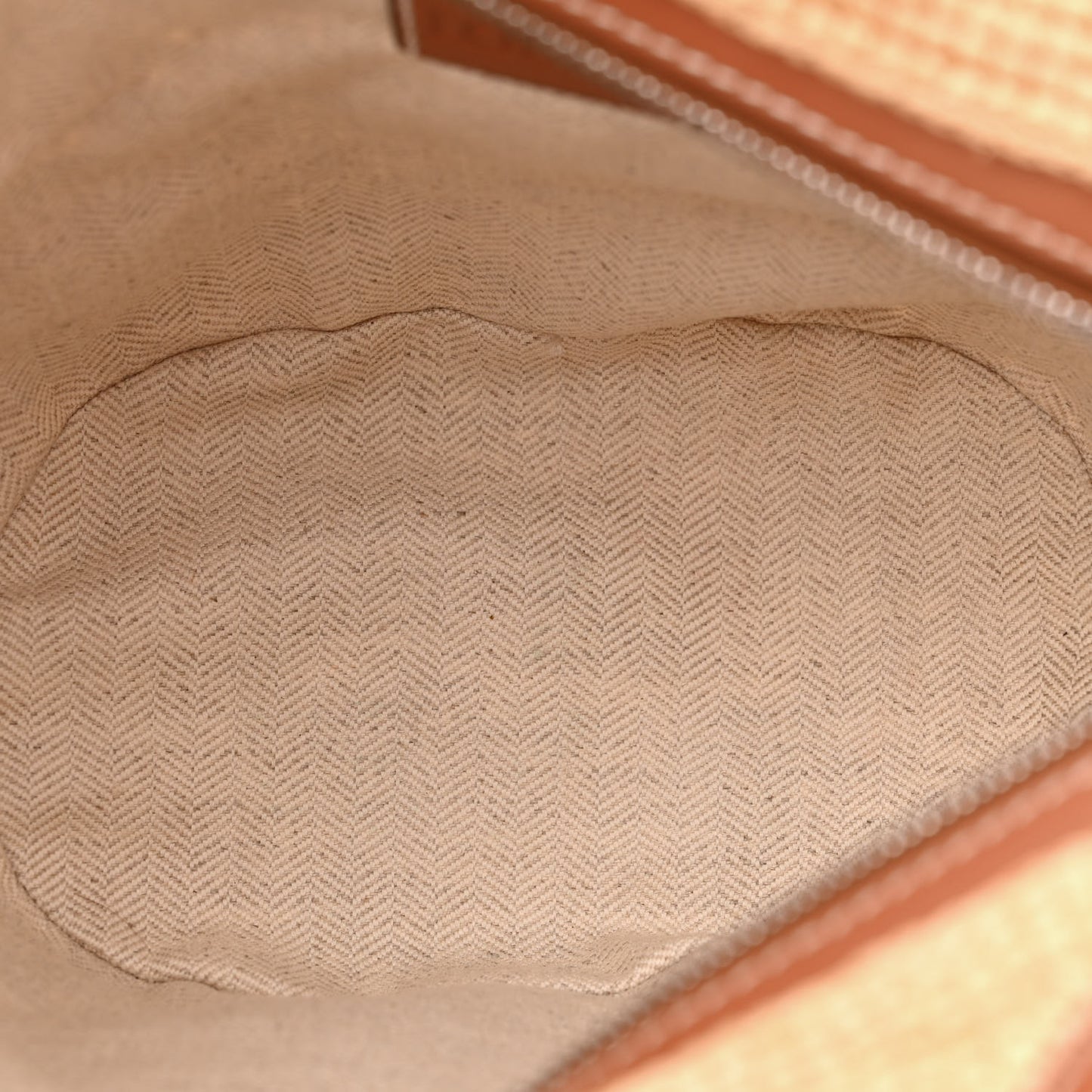 Calfskin Raffia Paulas Ibiza Pochette Bag Natural Tan