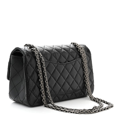Chanel Aged Calfskin Quilted 2.55 Reissue 225 Flap Black 3 of 10