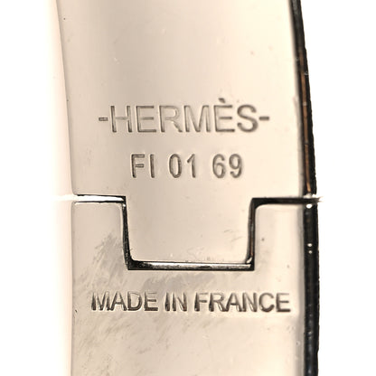Hermes Enamel Narrow Clic Clac H Bracelet PM Black 4 of 4