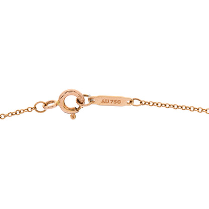Tiffany 18K Rose Gold Diamond Enchant Flower Pendant Necklace 5 of 5