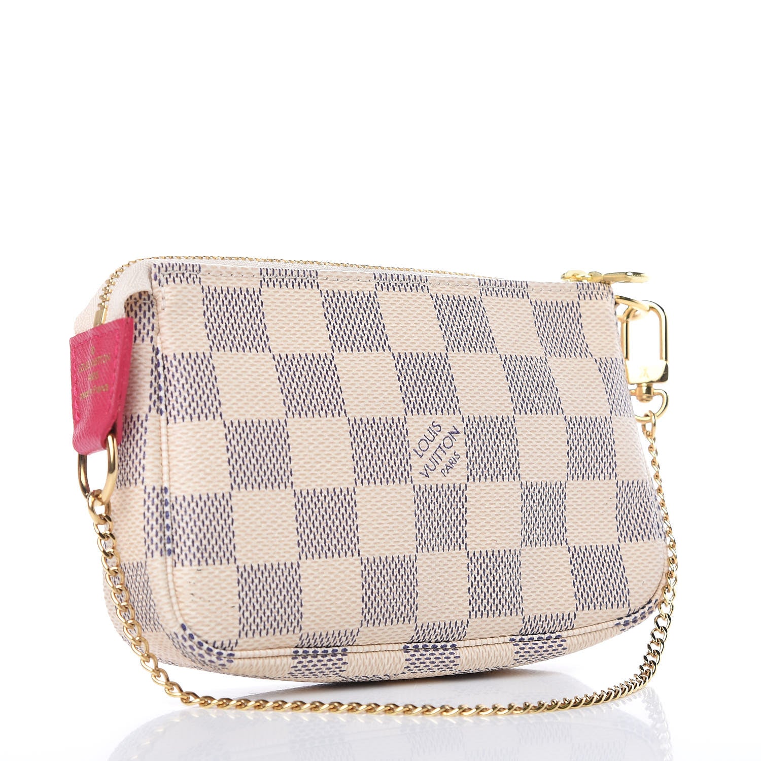 Louis Vuitton Damier Azur 2017 Christmas Animation Mini Pochette Accessories 3 of 8