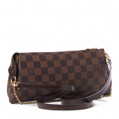 Louis Vuitton Damier Ebene Eva Clutch 3 of 8
