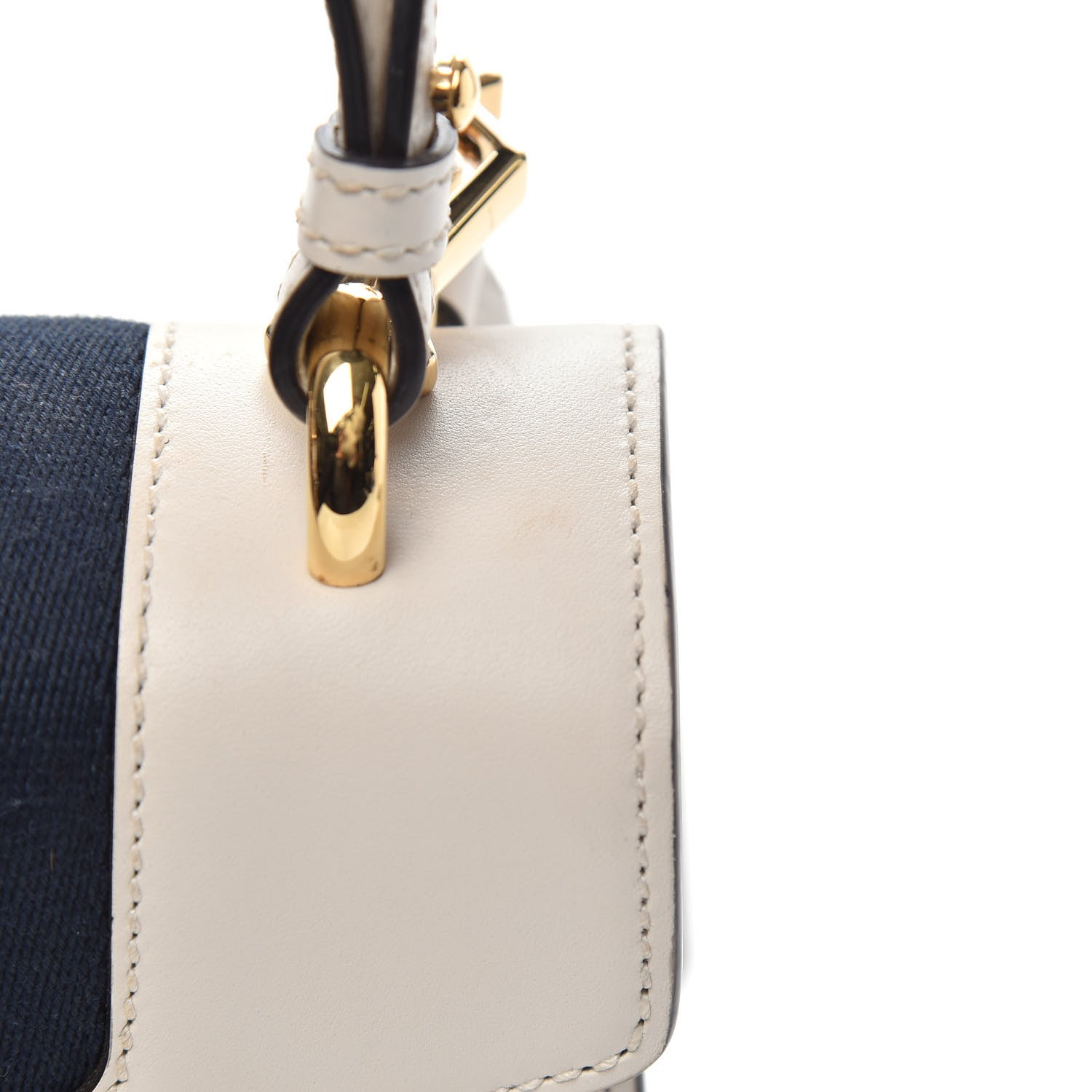Gucci Calfskin Mini Sylvie Top Handle Bag White 10 of 12