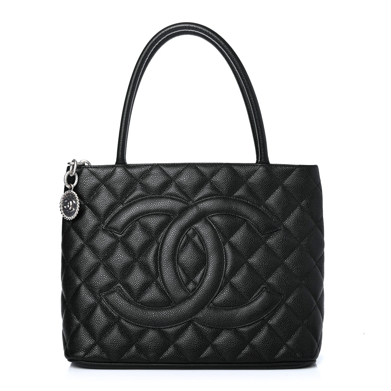 Chanel Caviar Quilted Medallion Tote Black 1 of 4