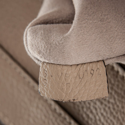 Celine Drummed Calfskin Mini Luggage Dune 7 of 7