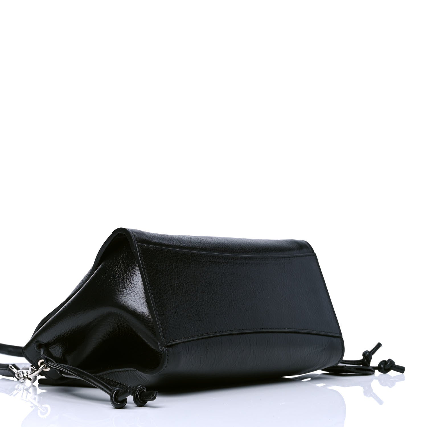 Mulberry Glossy Calfskin Small Iris Tote Black 3 of 4
