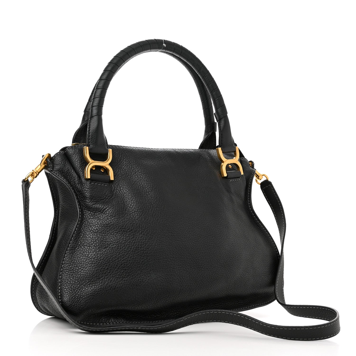 Chloe Calfskin Medium Marcie Satchel Black 3 of 10