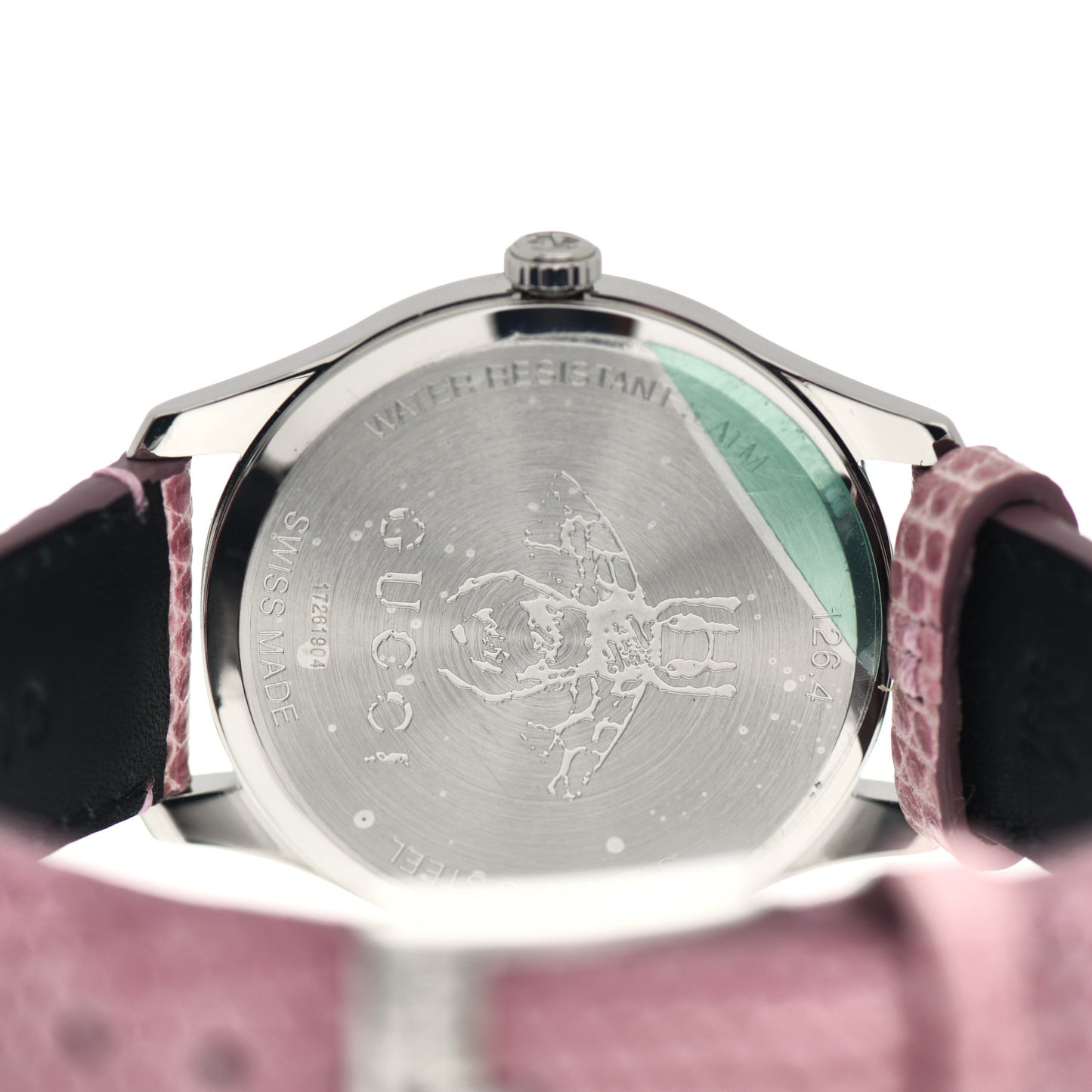 Stainless Steel Lizard 38mm G-Timeless Moonphase Star Planet Quartz Watch Black