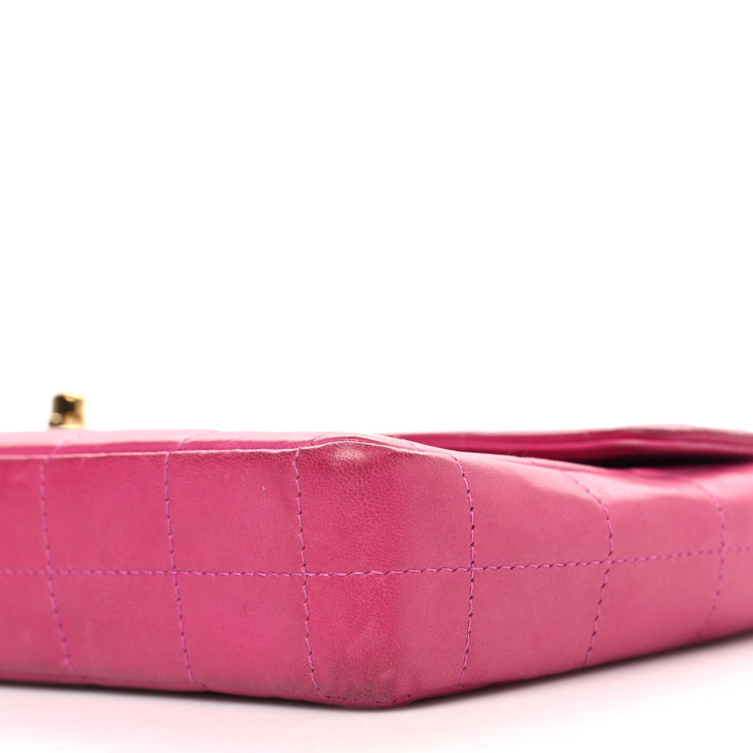 Chanel Lambskin East West Chocolate Bar Flap Pink 10 of 14