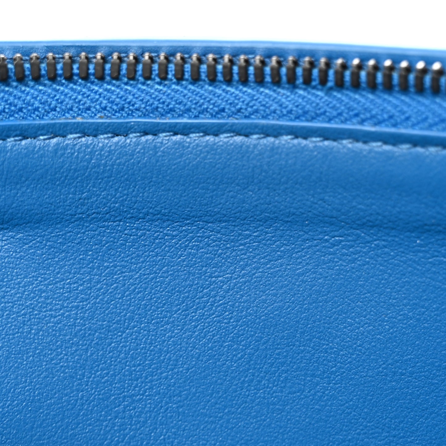 Nappa Intrecciato Zip Wallet Electrique
