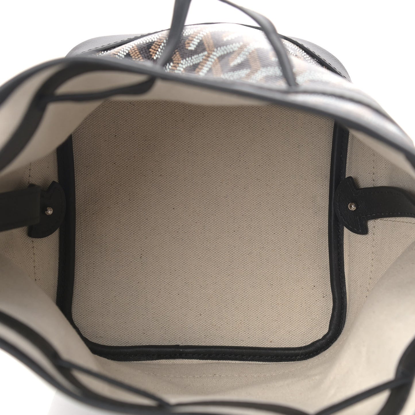 Goyardine Petit Flot Bucket Bag PM Black
