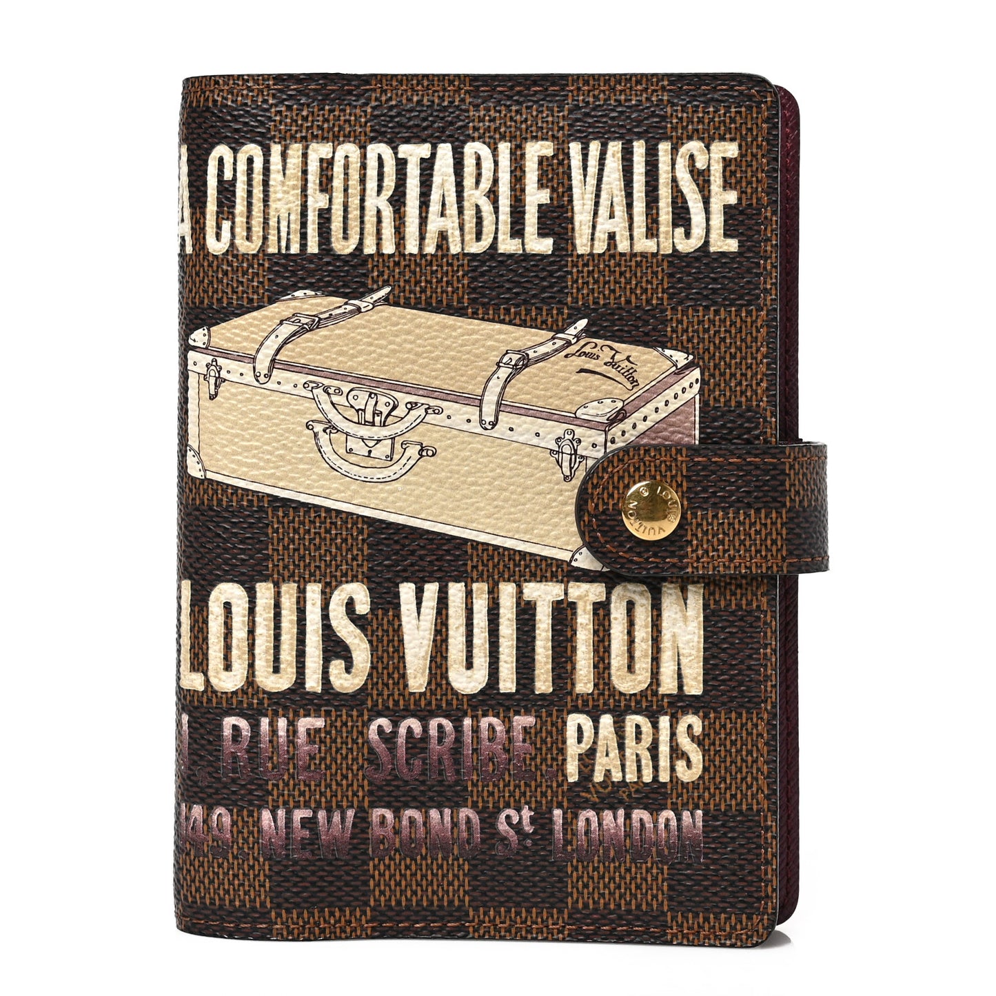 Damier Ebene Valise Small Ring Agenda Cover