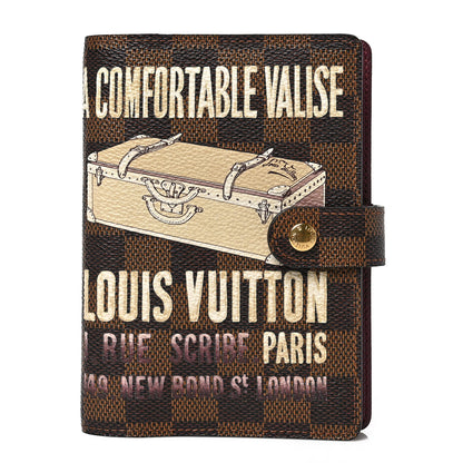 Louis Vuitton Damier Ebene Valise Small Ring Agenda Cover 1 of 6