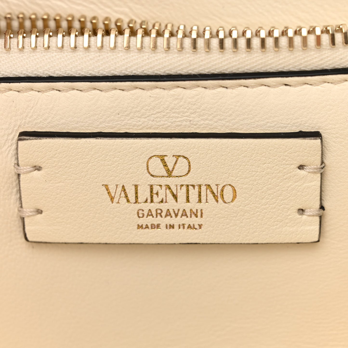 Wicker Calfskin Small VSling Top Handle Bag Natural White