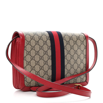 Gucci GG Supreme Monogram Medium Queen Margaret Shoulder Bag Red 3 of 13