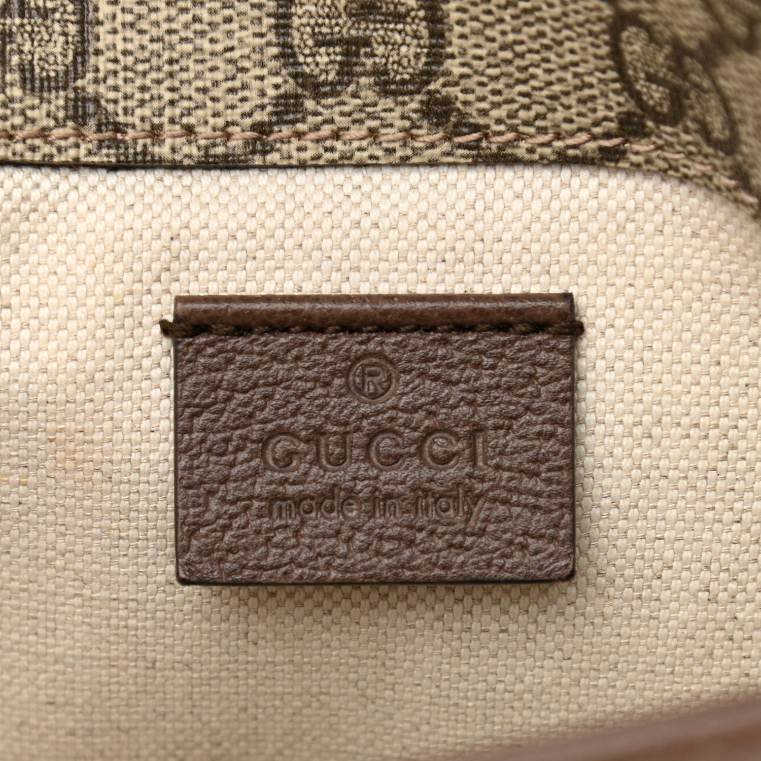 Gucci GG Supreme Monogram Neo Vintage Web Belt Bag Brown 6 of 11