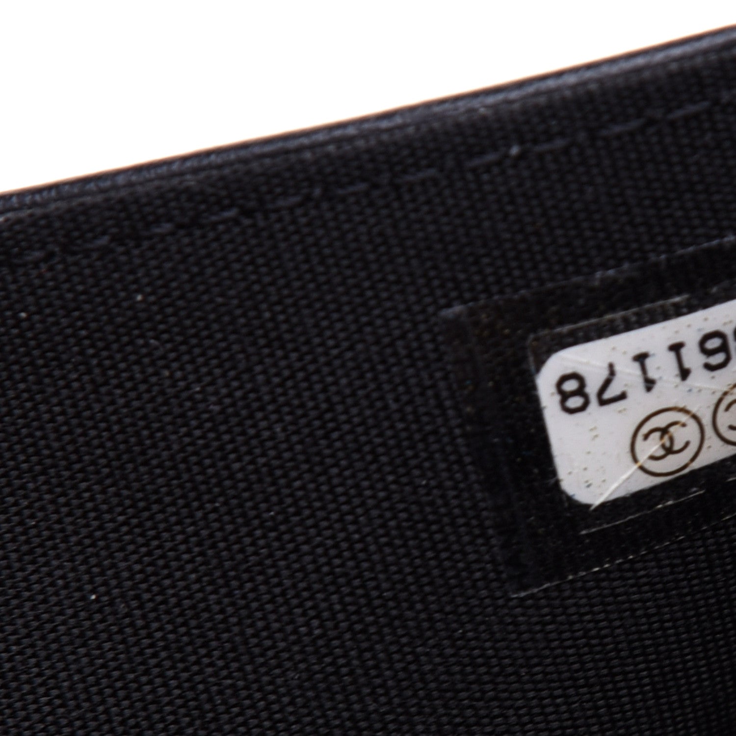 Chanel Lambskin Camellia Embossed Small Wallet Black 8 of 9