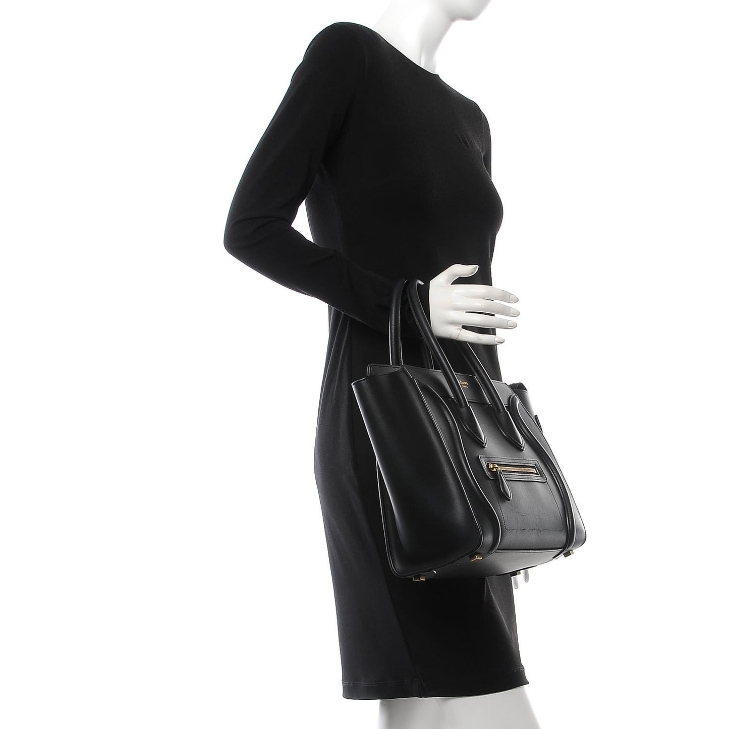 Smooth Calfskin Micro Luggage Black