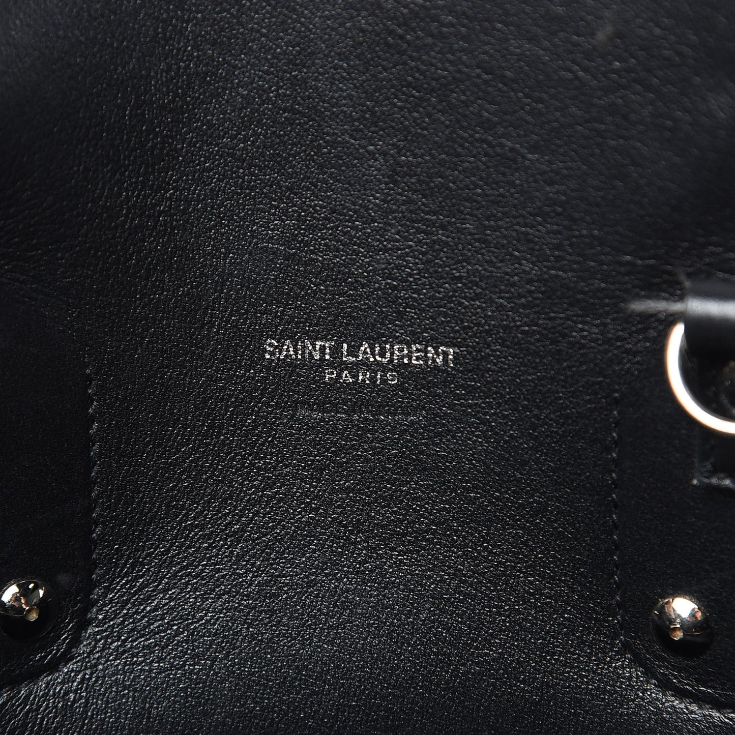 Grained Calfskin Small Sac De Jour Black