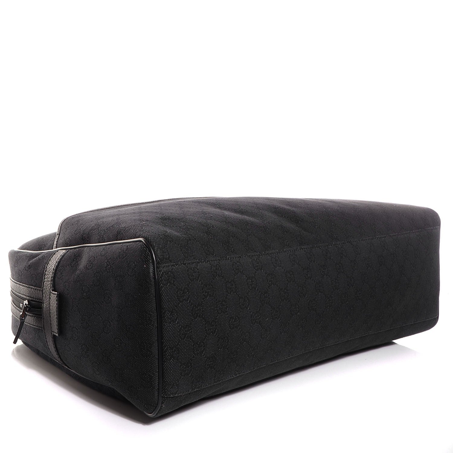 Gucci Denim Monogram Duffle Black 4 of 8