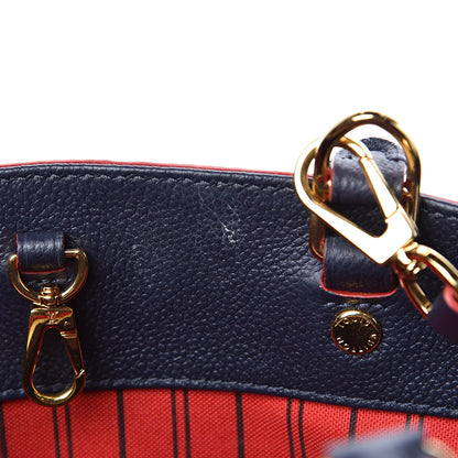 Louis Vuitton Empreinte Montaigne MM Marine Rouge 8 of 13