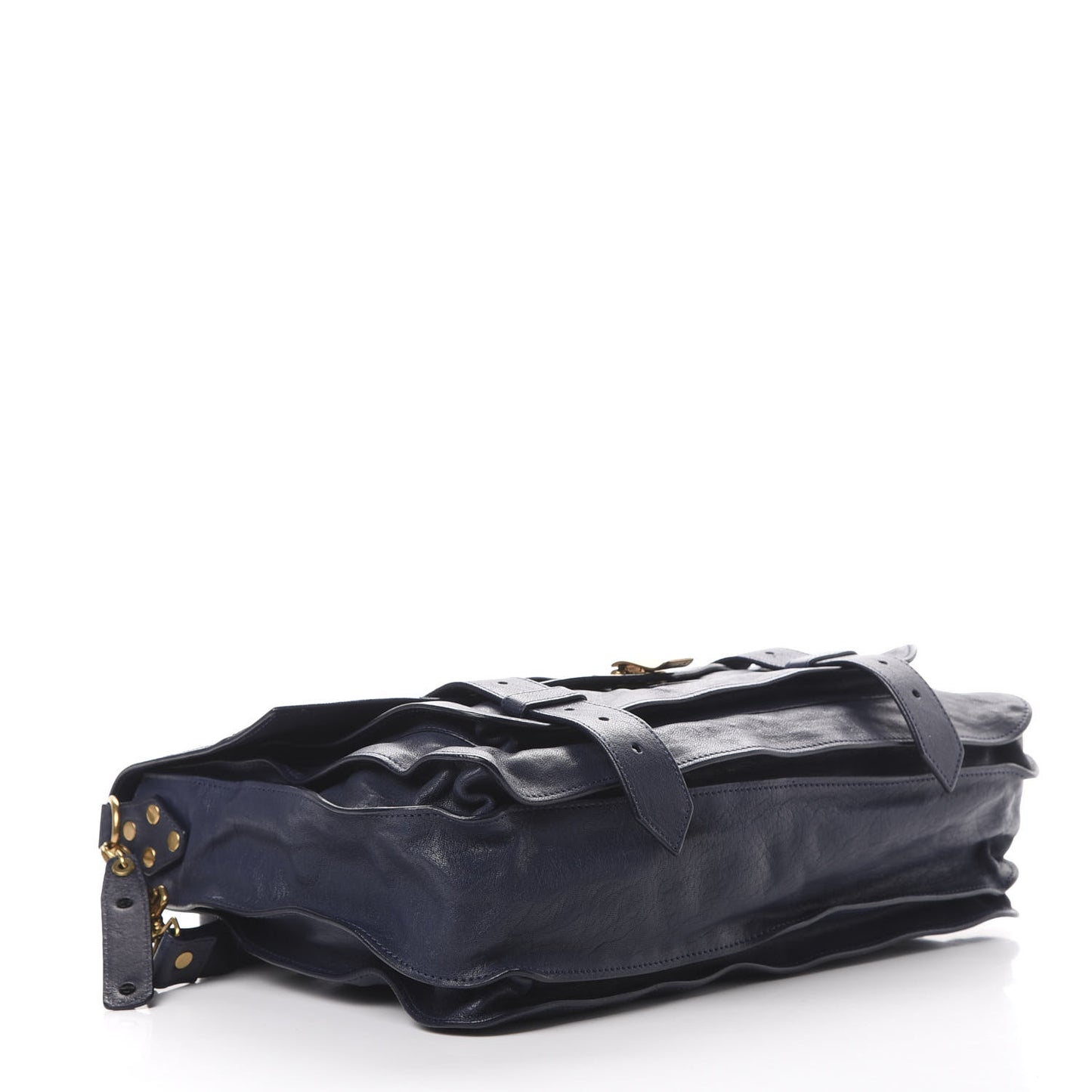 Lambskin Large PS1 Satchel Midnight
