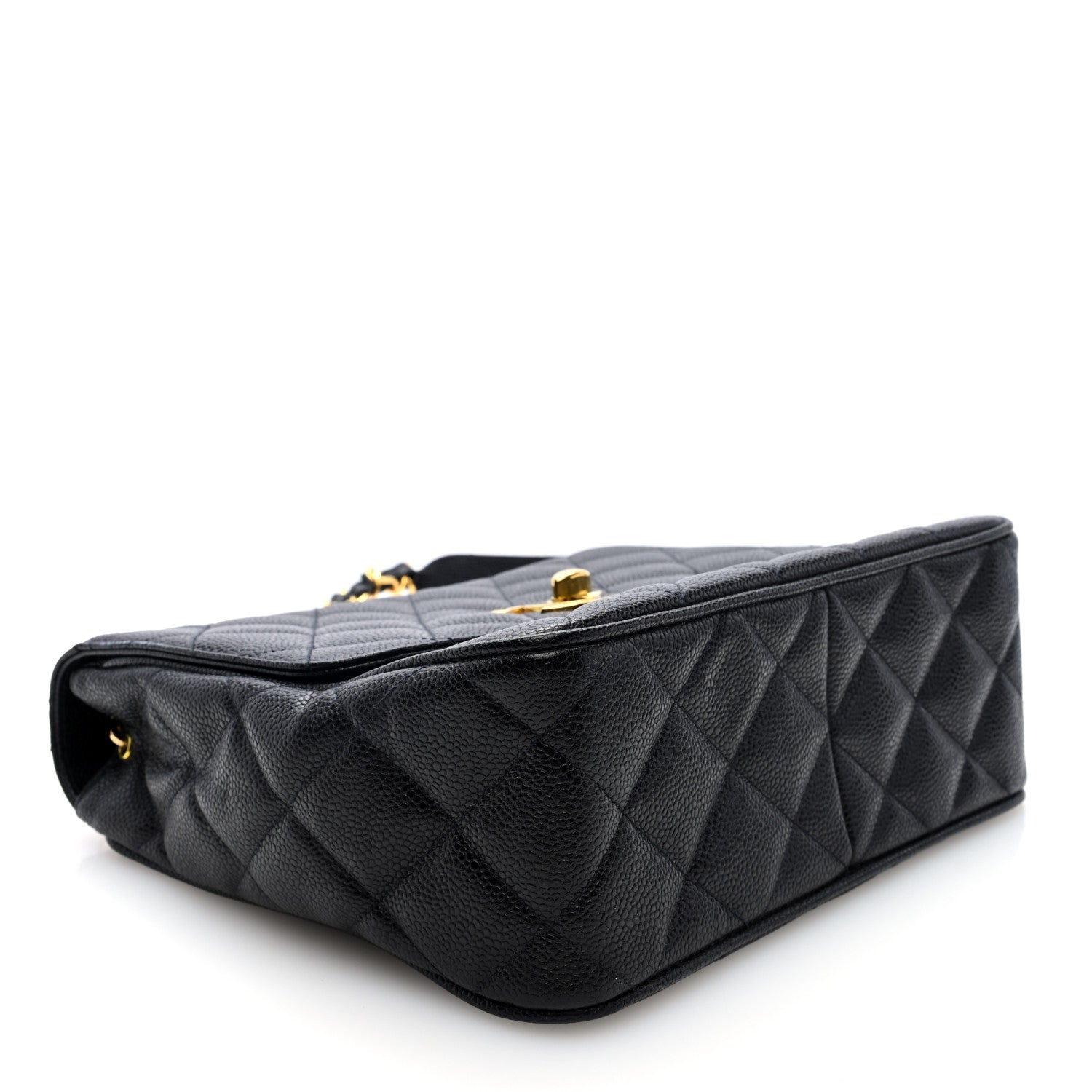 Chanel Caviar Quilted XL Single Flap Black 4 of 10