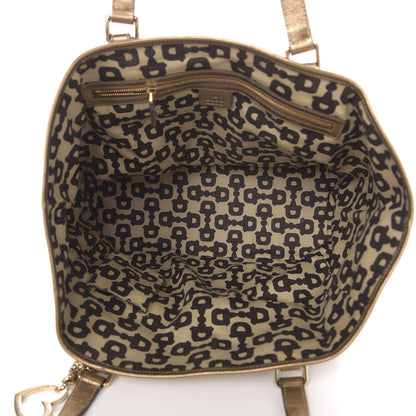 Gucci Monogram Large Jolicoeur Tote Gold 5 of 14