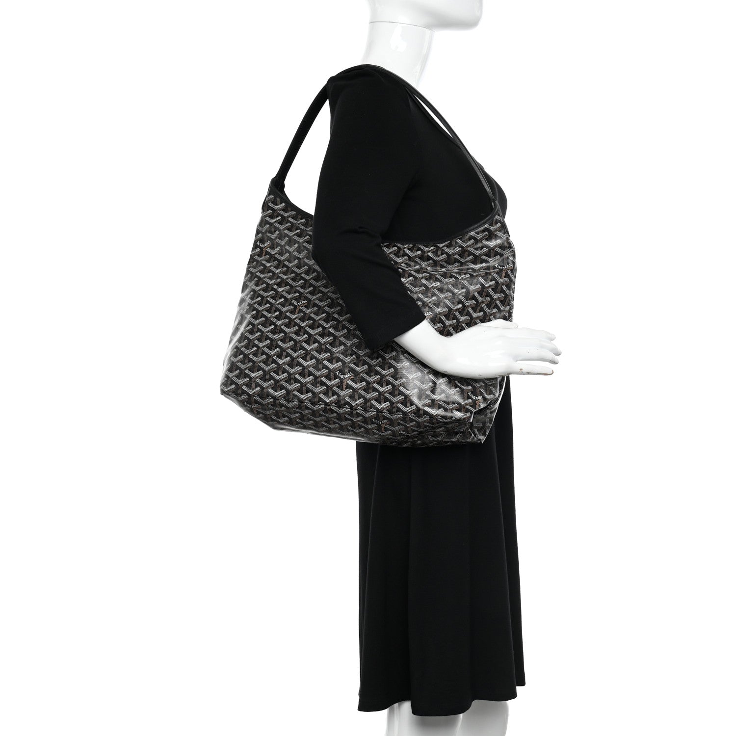 Goyard Goyardine Boheme Hobo Black 2 of 9