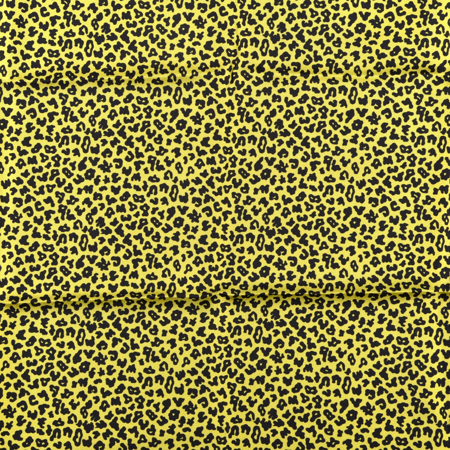 Christian Dior Silk Leopard Print Fringe Scarf Yellow 2 of 4