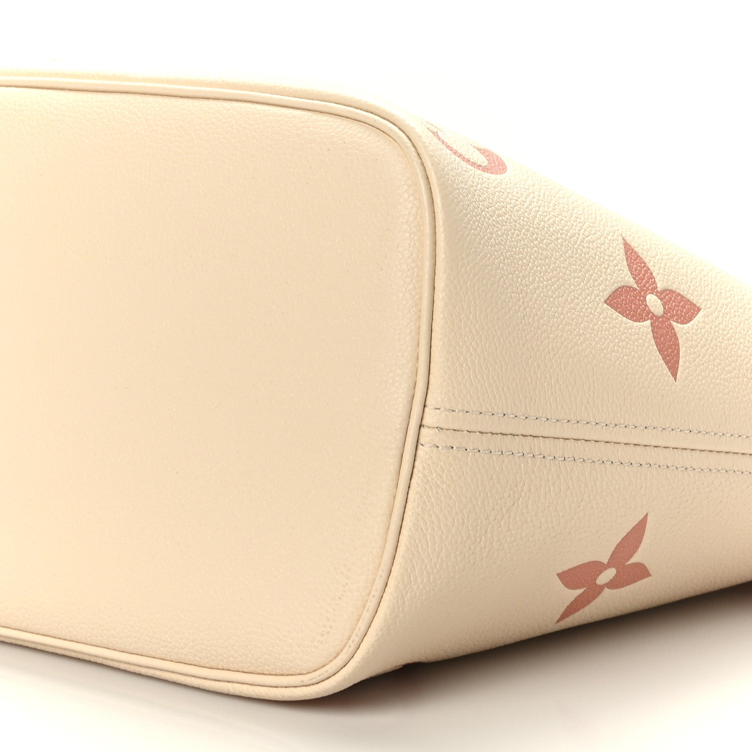 Louis Vuitton Empreinte Monogram Giant Neverfull MM Creme Rose Trianon 9 of 9