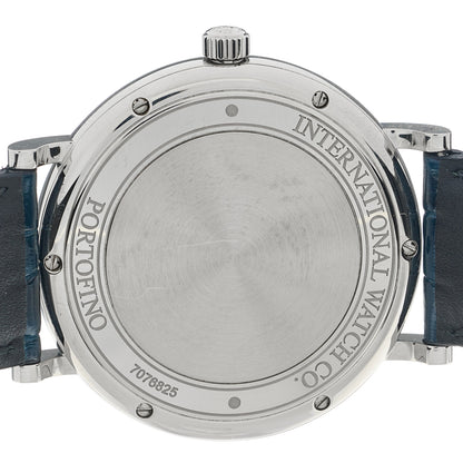 IWC Stainless Steel Alligator 40mm Portofino Automatic Watch IW356527 4 of 5