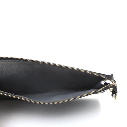 Louis Vuitton Epi Pochette Accessories 24 Black 5 of 7