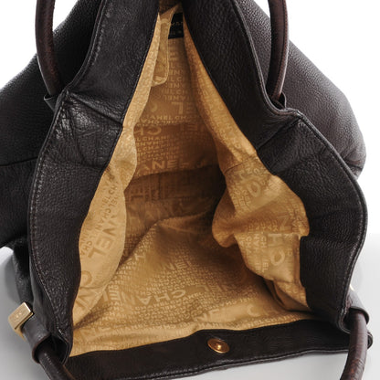 Chanel Deerskin Tote Brown 7 of 7