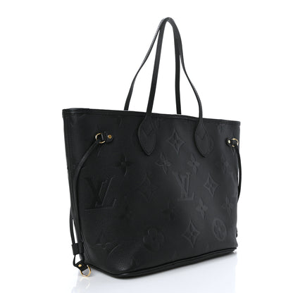 Louis Vuitton Empreinte Monogram Giant Neverfull MM Black 3 of 9
