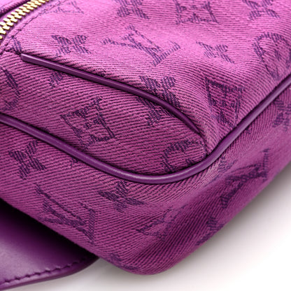 Louis Vuitton Denim Monogram Outdoor Bumbag Purple 8 of 9