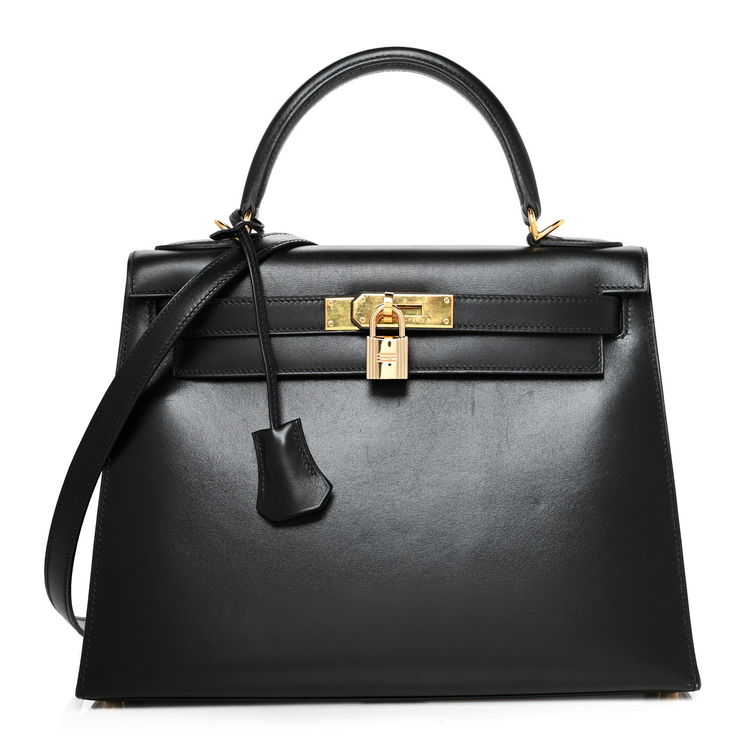 Hermes Box Kelly Sellier 28 Black 1 of 10