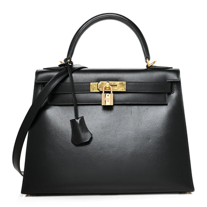 Hermes Box Kelly Sellier 28 Black 1 of 10