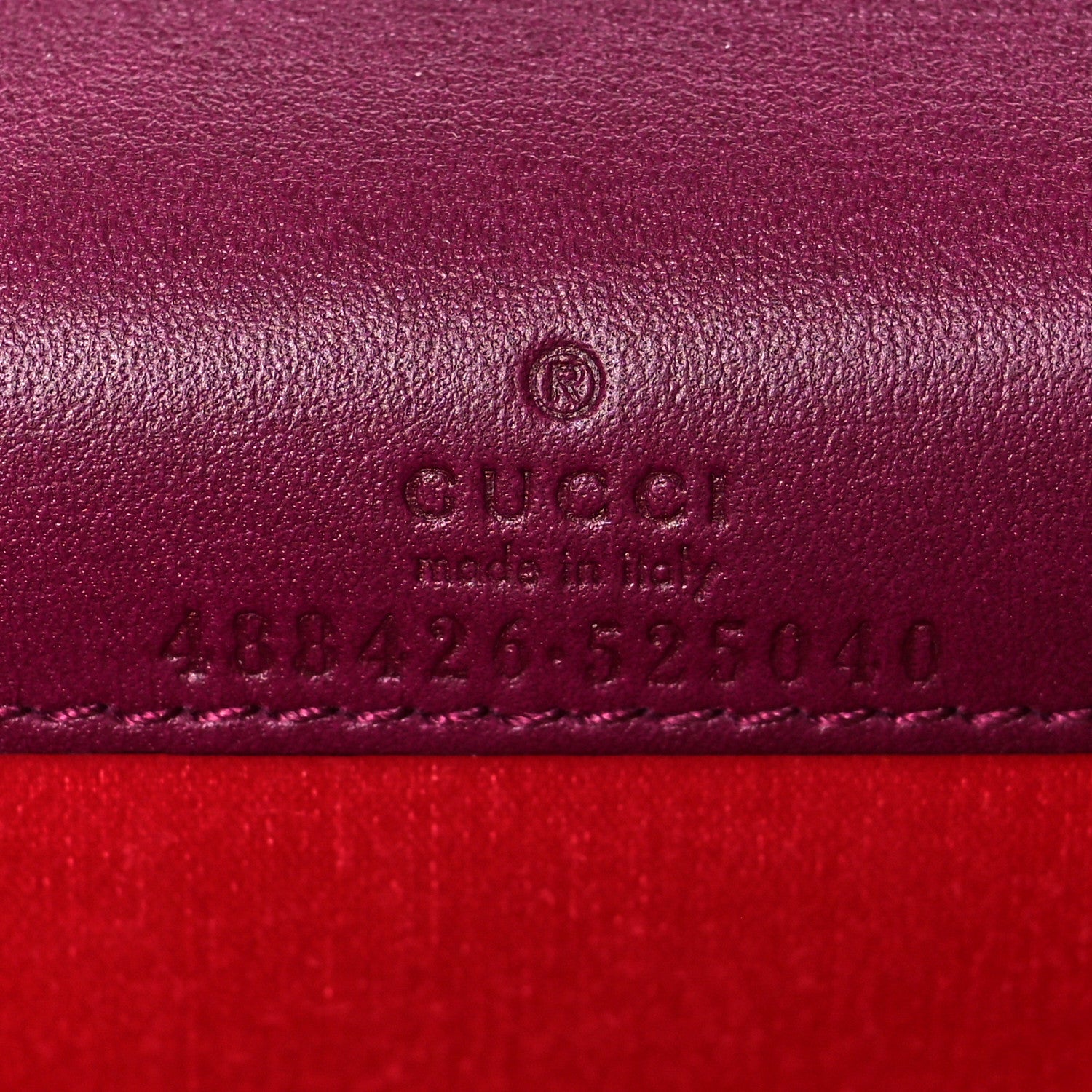 Gucci Velvet Matelasse GG Marmont Mini Bag Fuchsia Violet Cyclamen 7 of 9