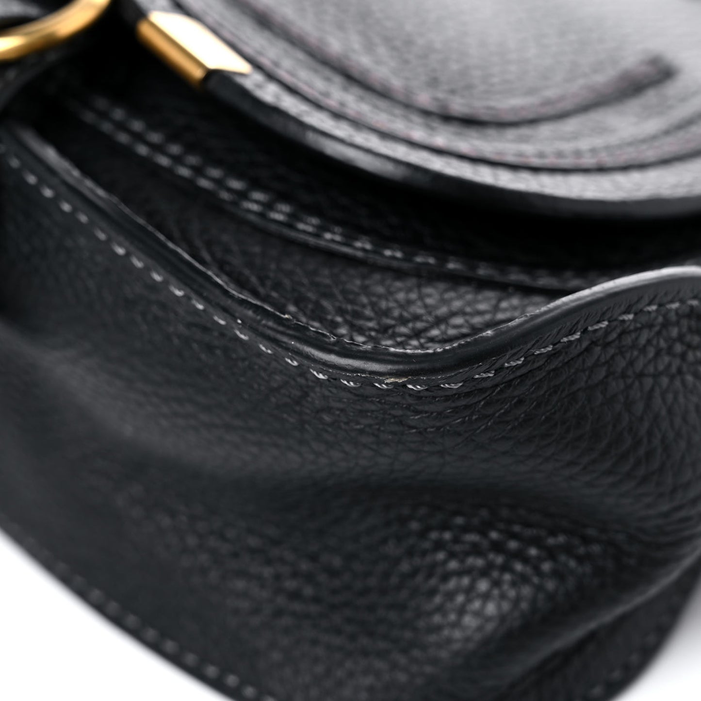 Calfskin Mini Marcie Satchel Black