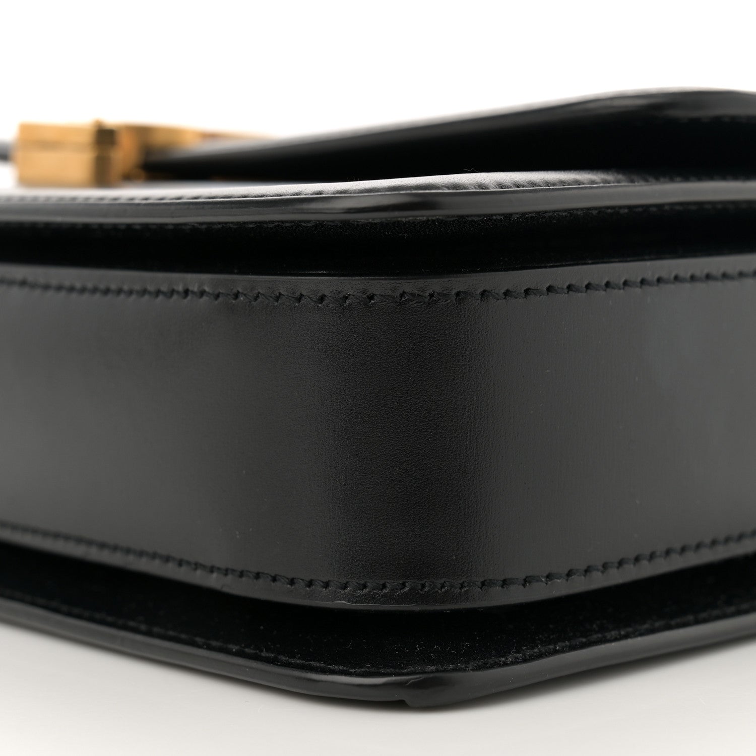 Saint Laurent Box Calfskin Monogram Medium Solferino Satchel Black 10 of 14