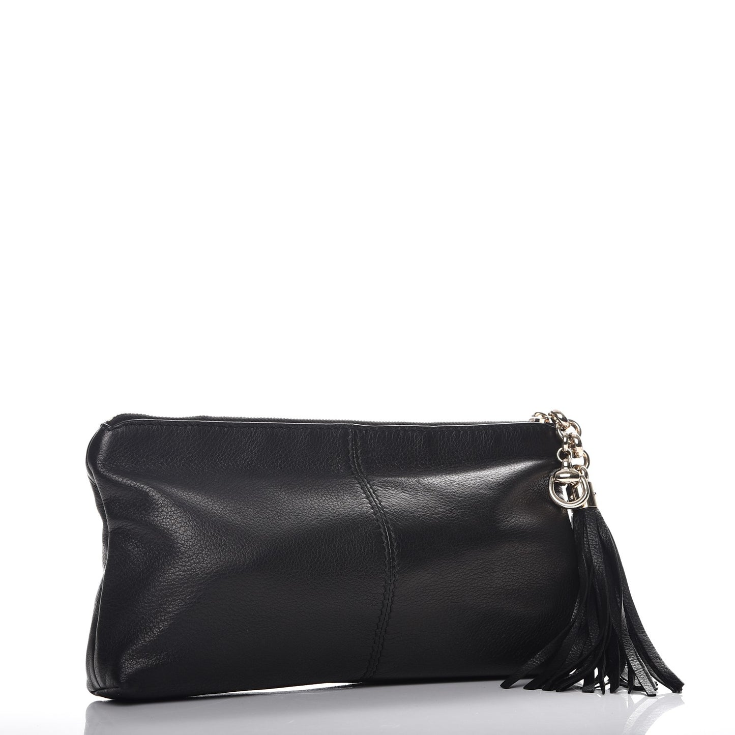 Deerskin Sienna Small Clutch Black